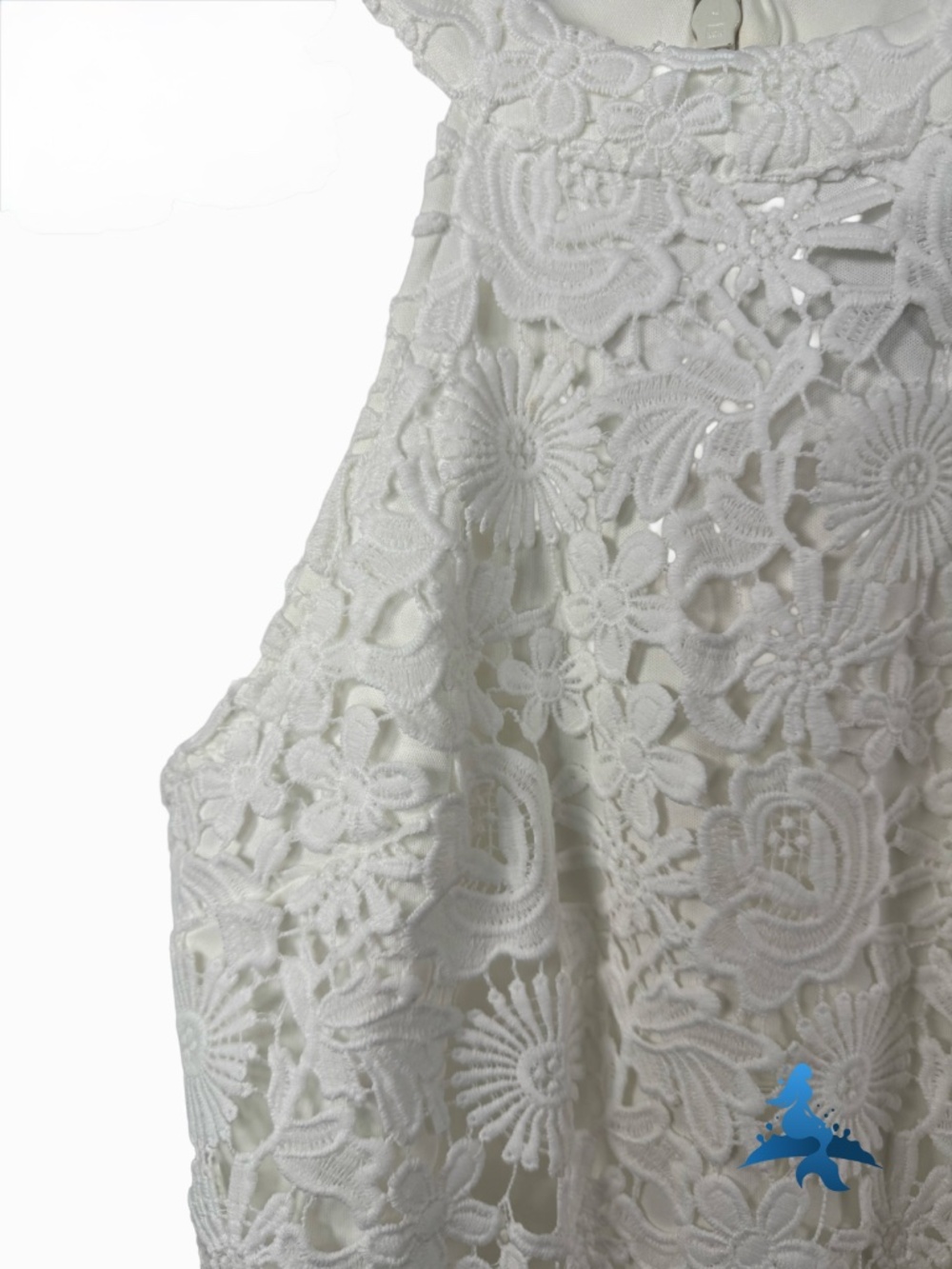 1354 NWT Lulus Love Poem Lace Mini Dress – XS – Ivory - Picture 3 of 14